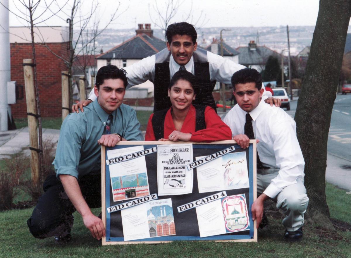 Eid cards at Grange upper school 1994