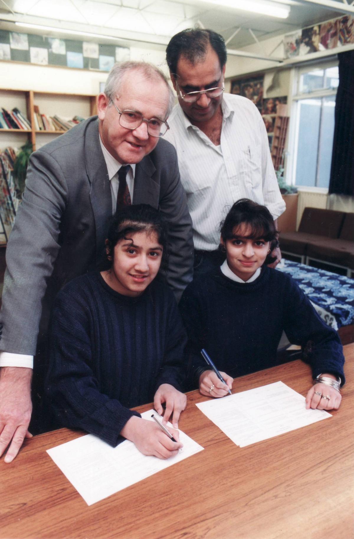 Signing up for the charter for success tutor group 1996