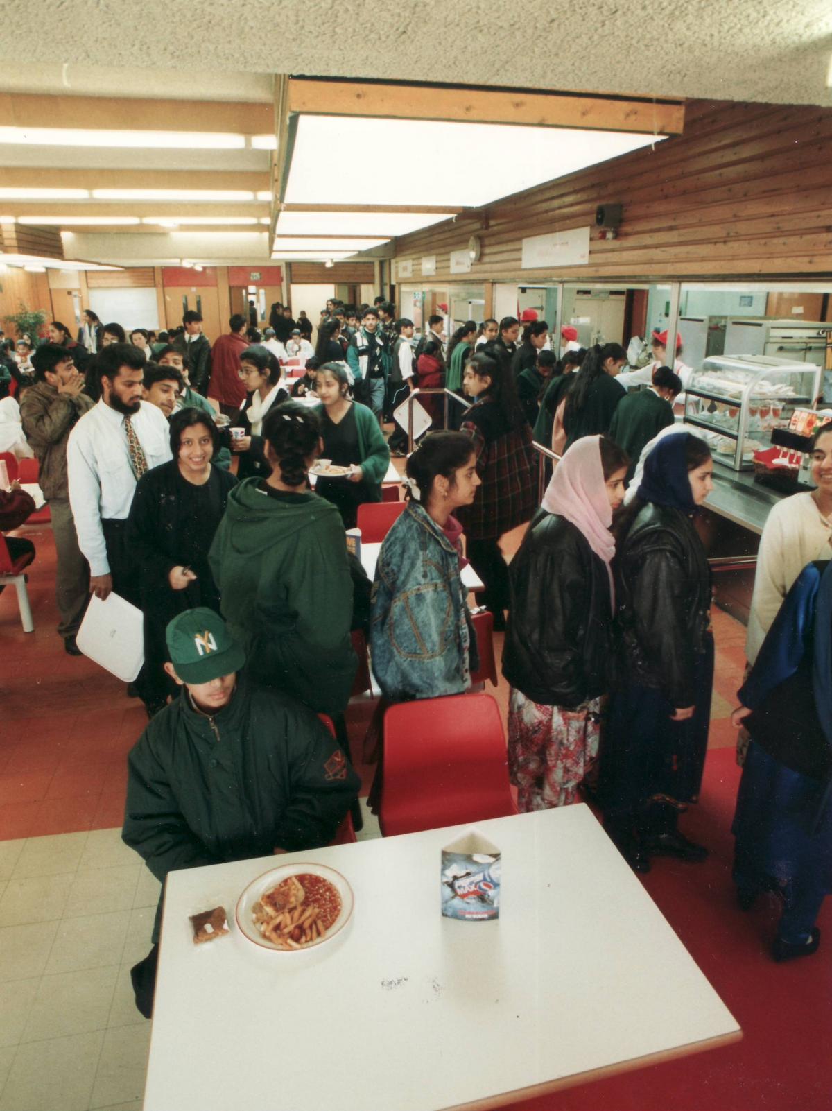 School canteen, 1993