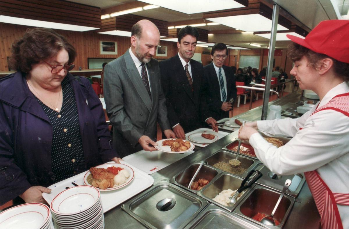 Kitchen staff, 1993