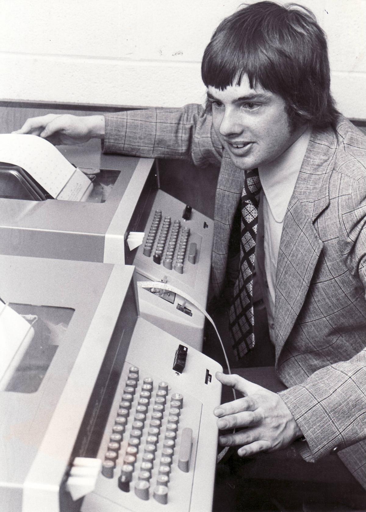 Computer room, 1975