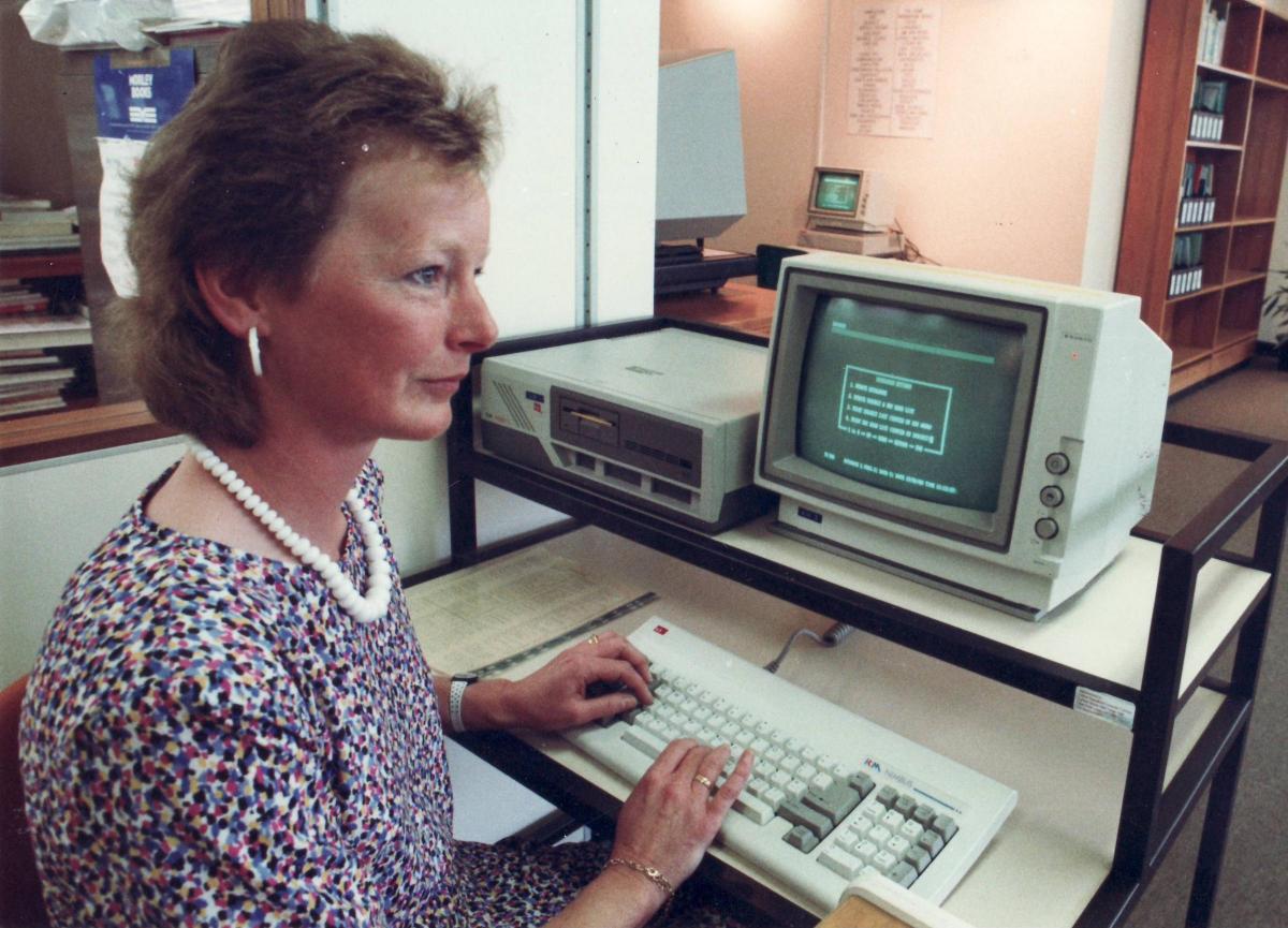 Computers at Carlton  Bolling, 1988