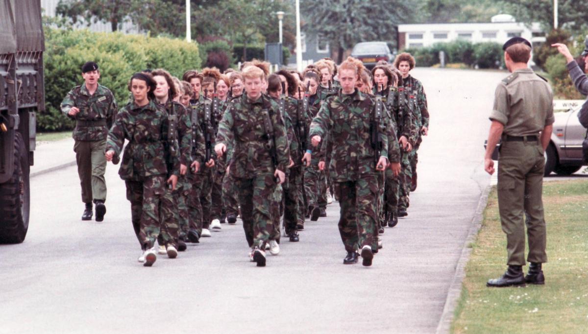 Off to Catterick in 1990