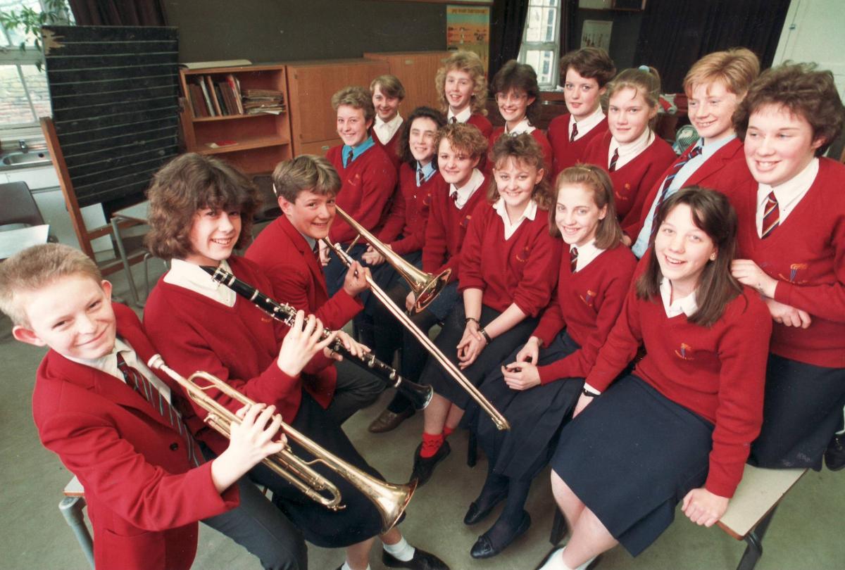 School band, 1989