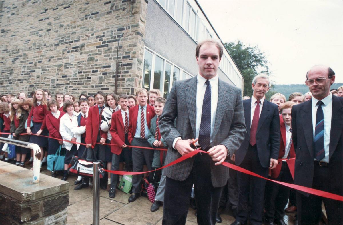 Adrian Moorhouse visit in 1989