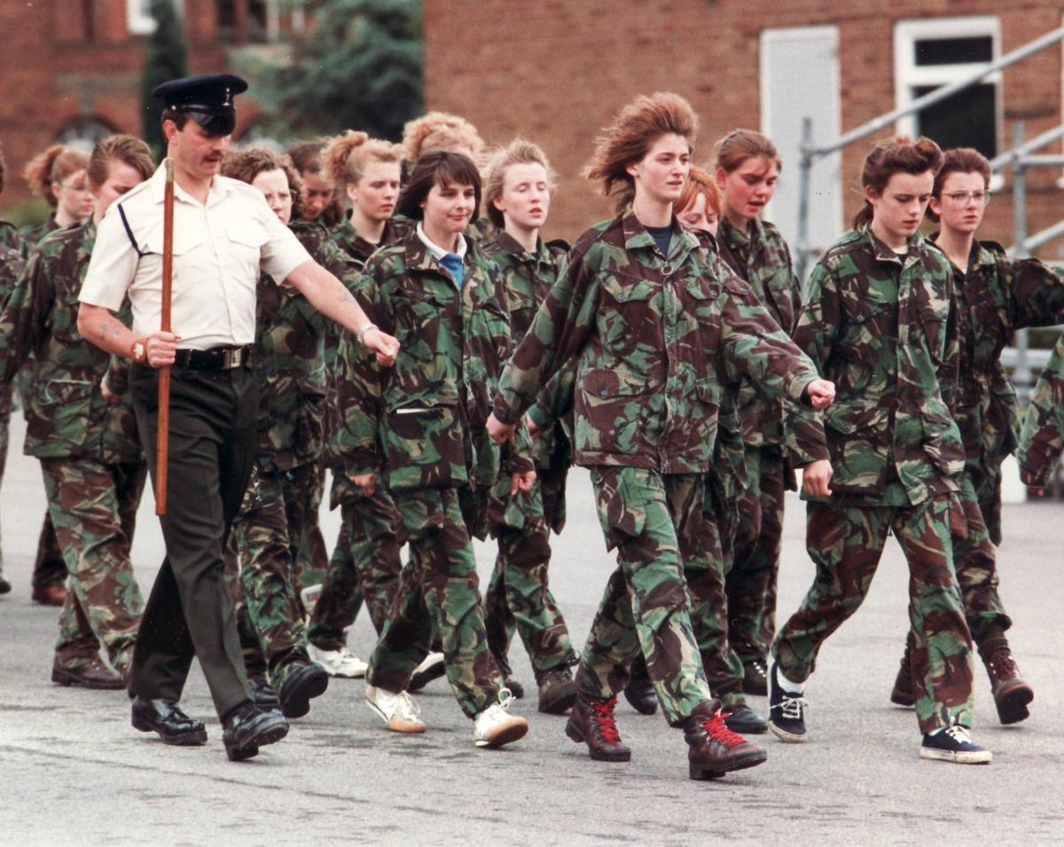 Army training 1990.