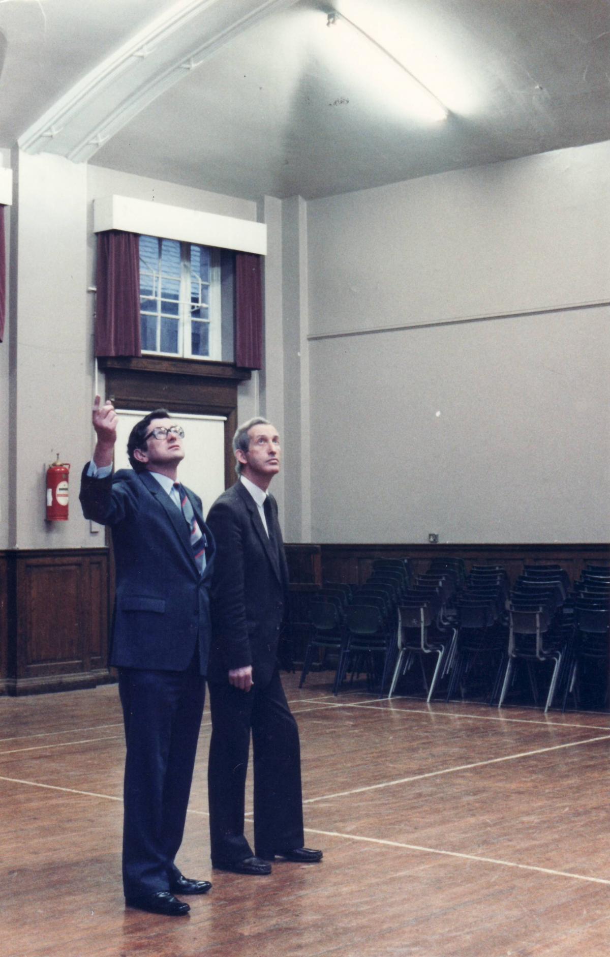 The school hall in 1986