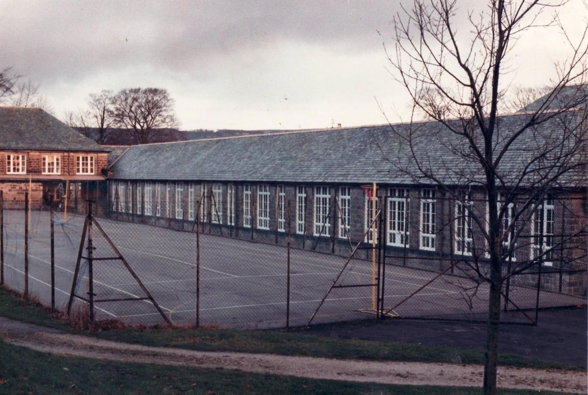 School grounds, 1986