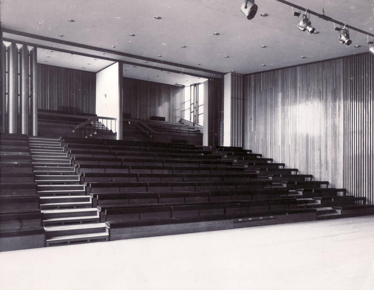 The assembly hall in 1964