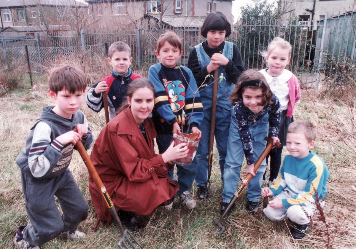 Tree planting in 1994