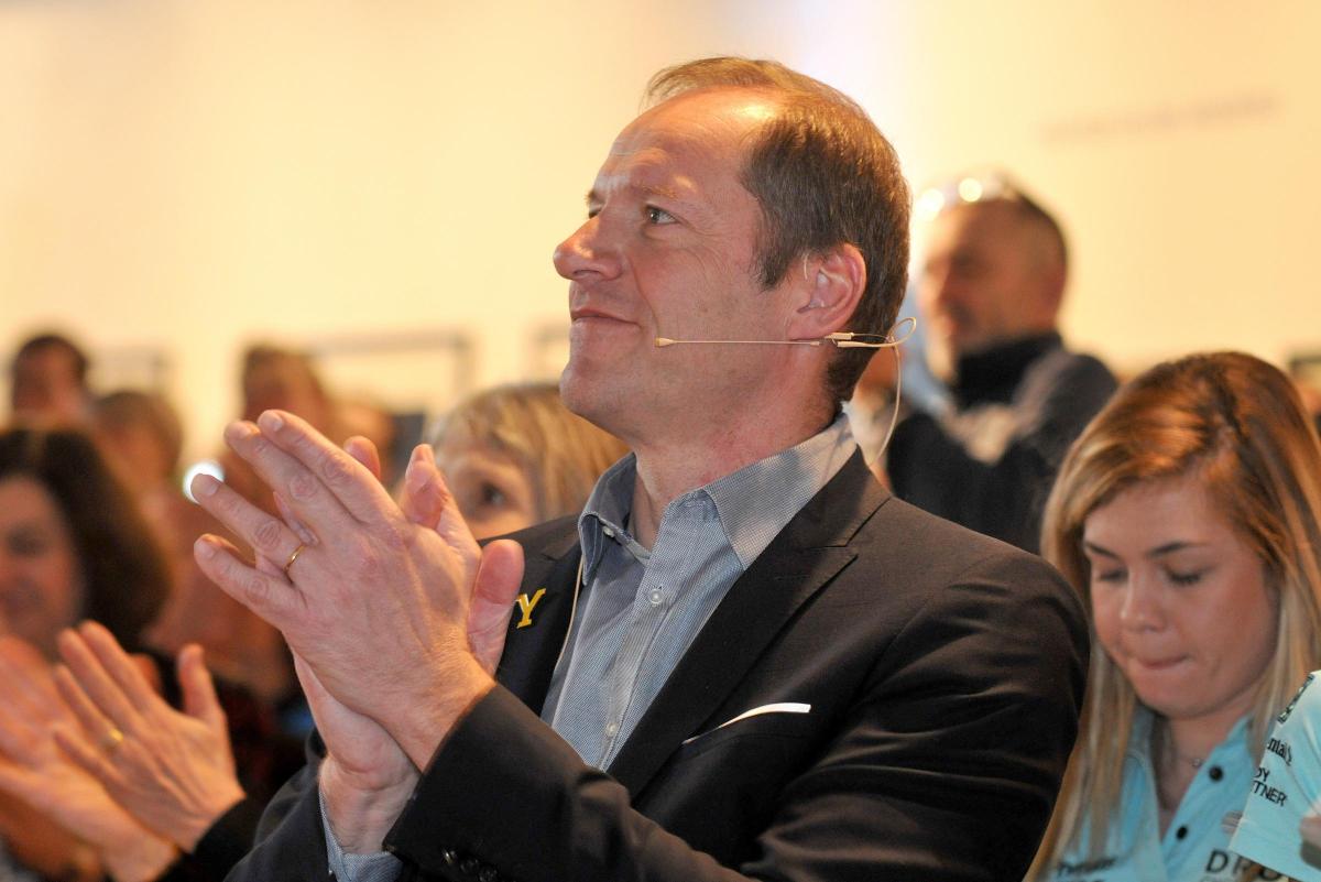 Christian Prudhomme at the launch of the 2017 Tour de Yorkshire route in Bradford.