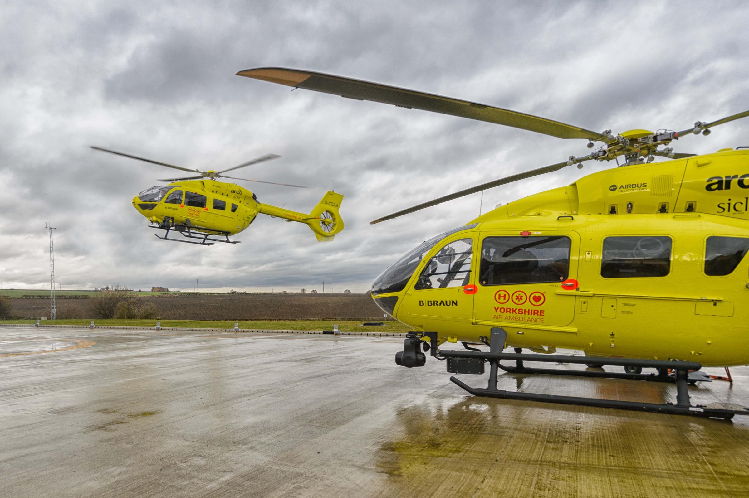 Second new helicopter for Yorkshire Air Ambulance takes to the skies