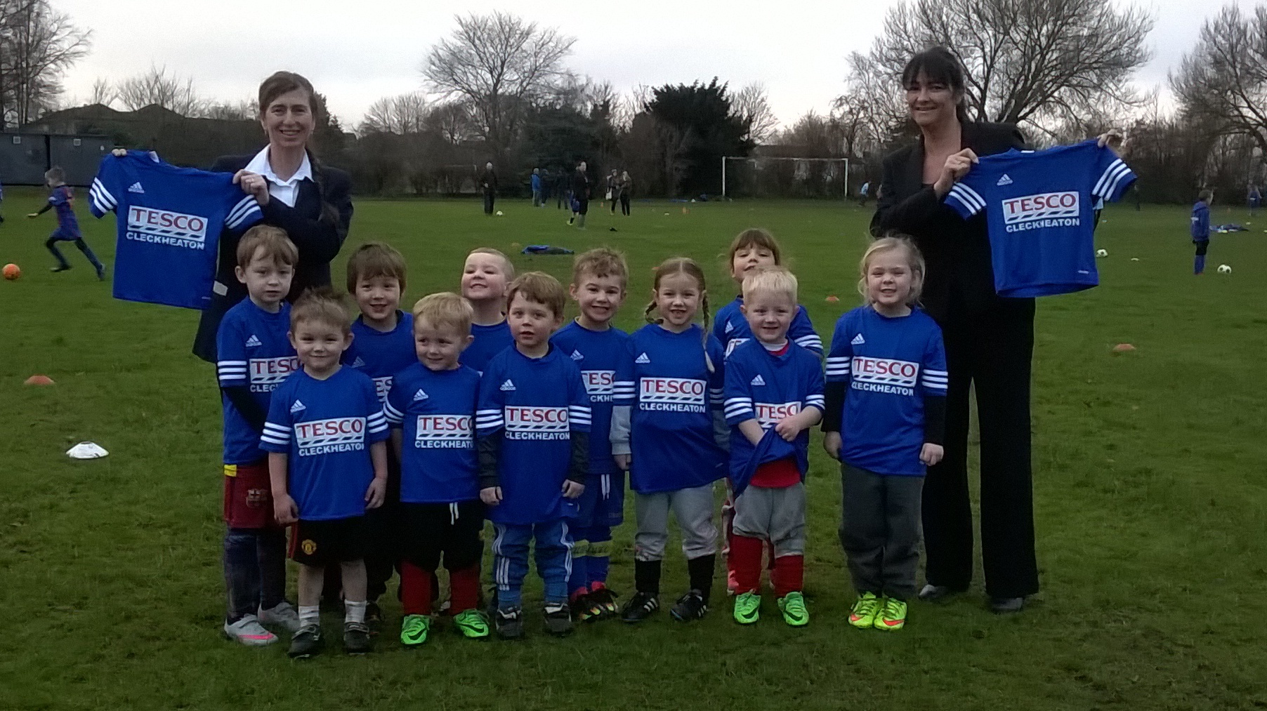 Every little helps as Tesco sponsors football youngsters' shirts