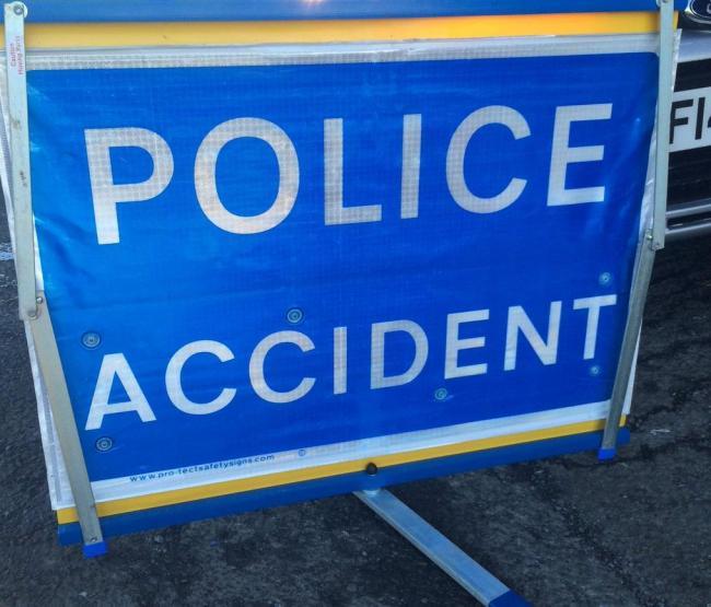 Four vehicle collision causes road disruption