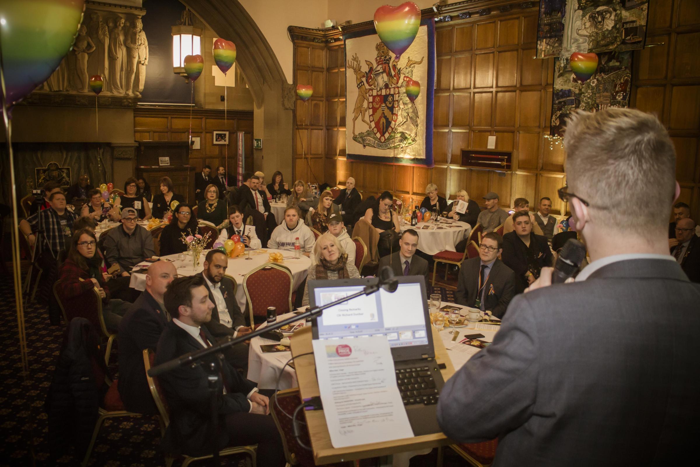 City Hall hosts inaugural Bradford Pride Awards to recognise those involved in the local LGBT community - Bradford Telegraph and Argus