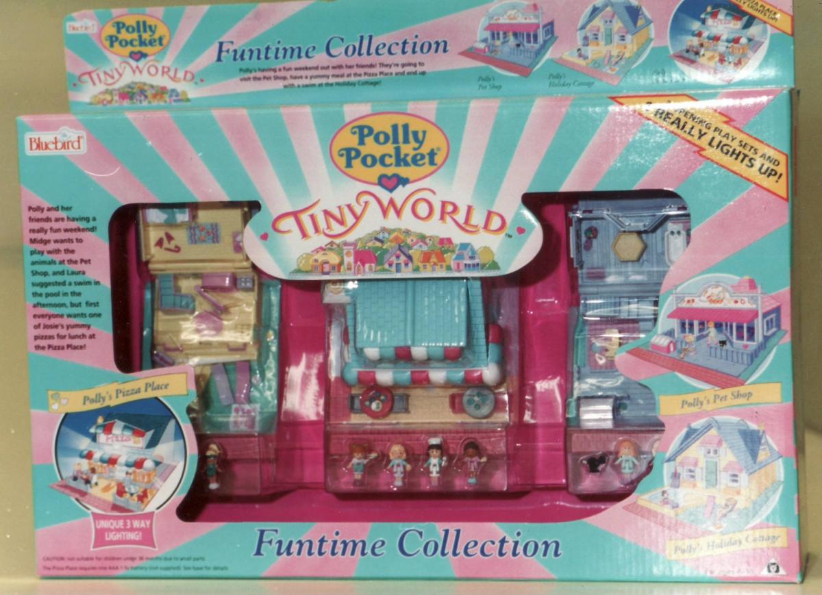 The diminutive Polly Pocket was a big success in the days before people worried about choking hazards.