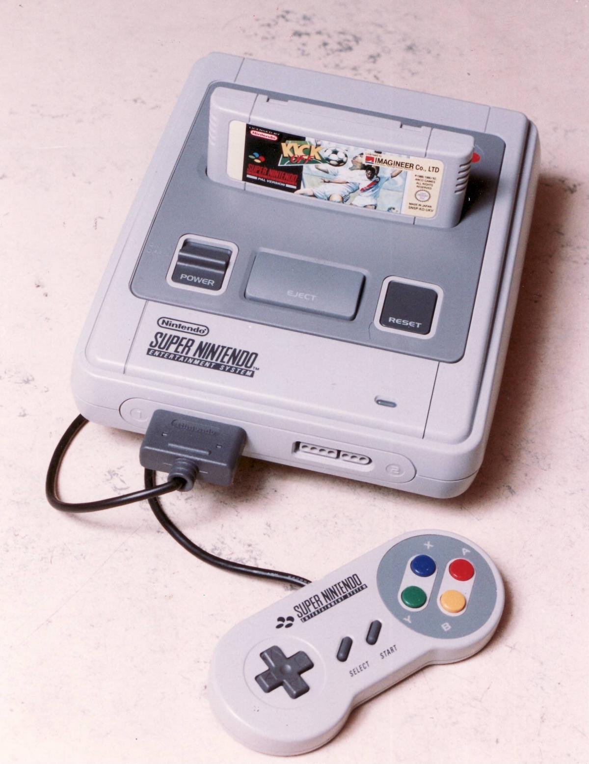 The Super Nintendo, generally regarded as one of the greatest consoles of all time.