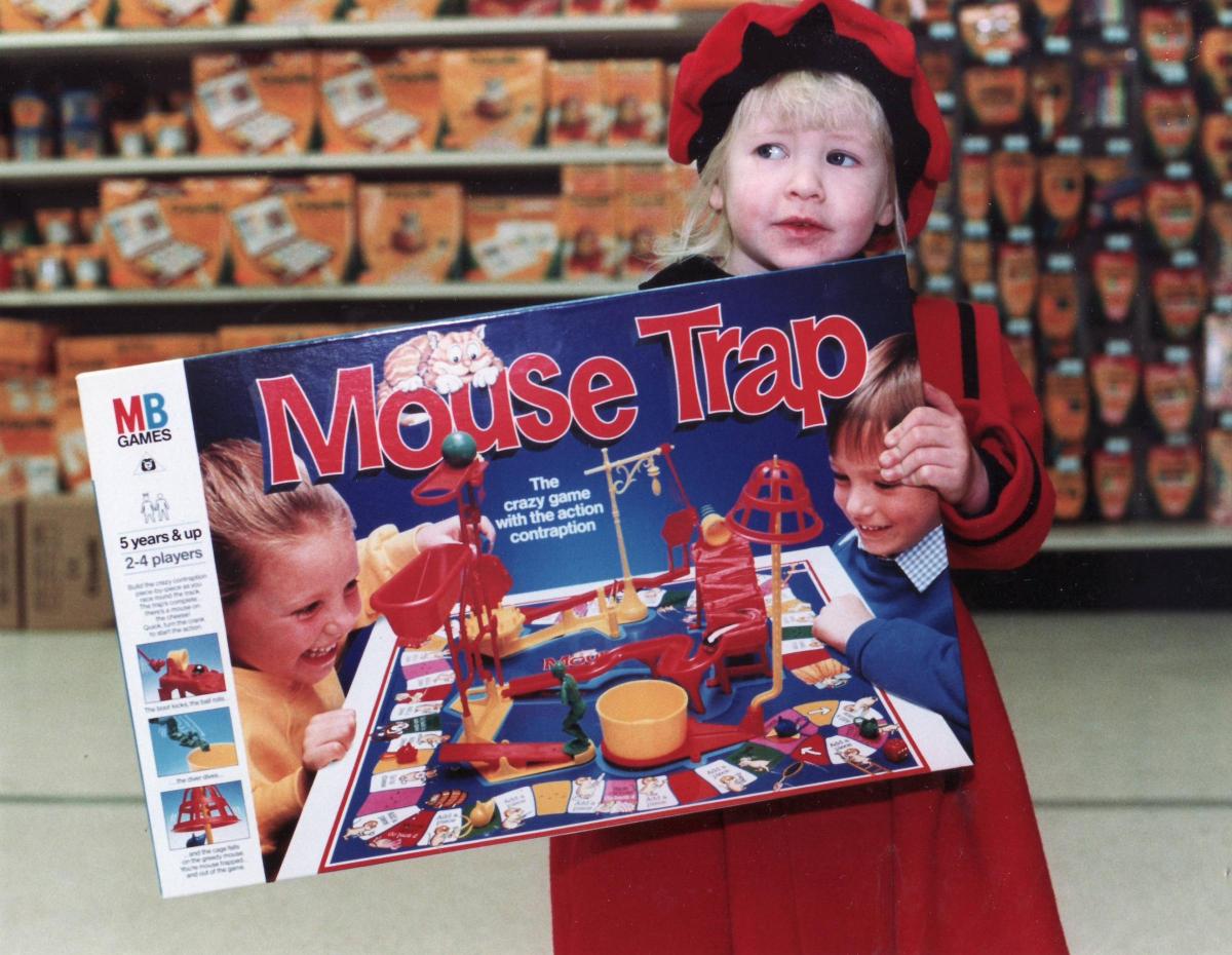 Famously complicated to set up, Mouse Trap was an 80s must-have.
