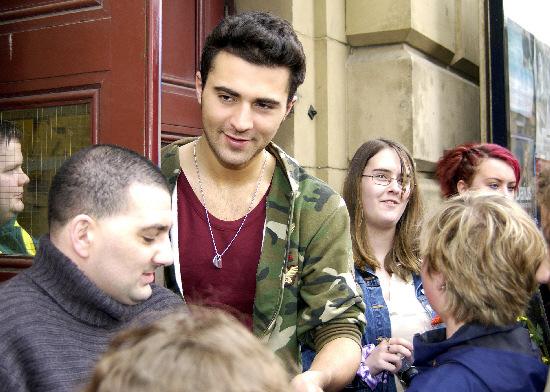 Darius, from TV's Popstars, meets fans at St George's Hall