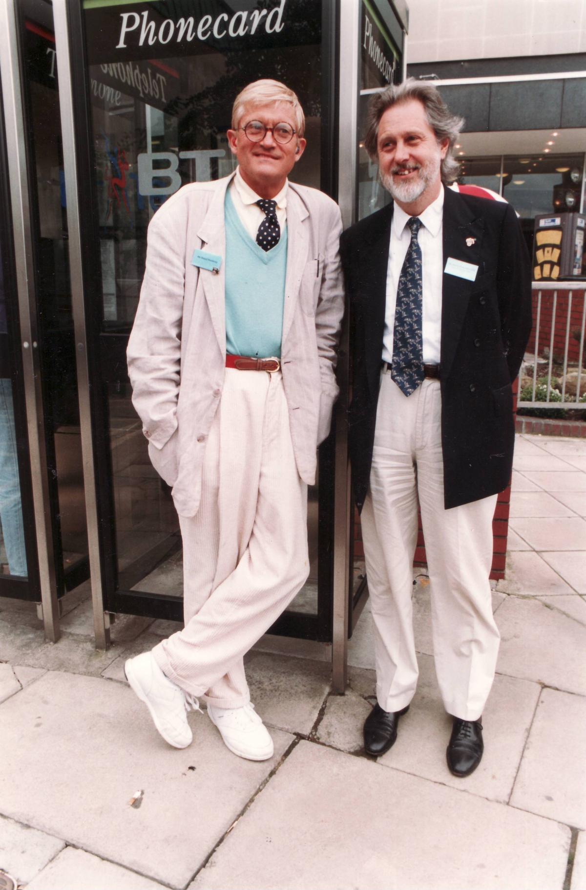 David Hockney and David Puttnam 1993