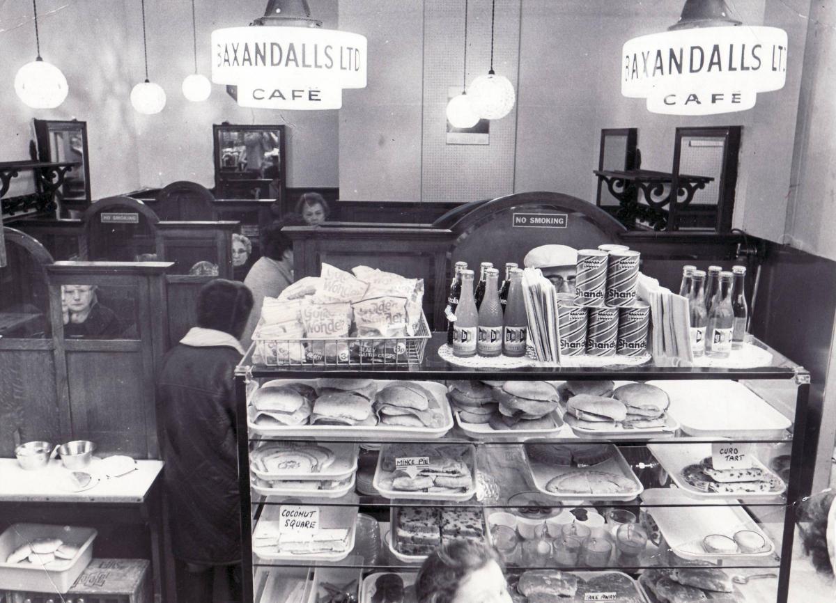 Baxandalls Cafe 1972.