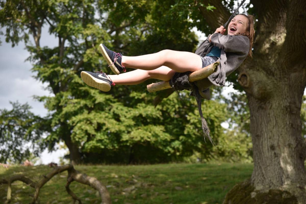 RUNNER-UP: Great fun on the rope swing. Picture by Deborah Clarke.