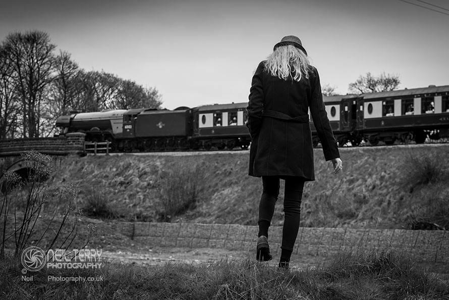 The Girl and the Engine. Picture by Neil Terry.