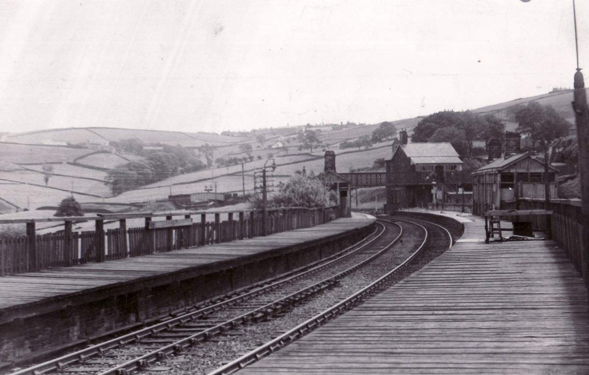 Queensbury Station in 1956