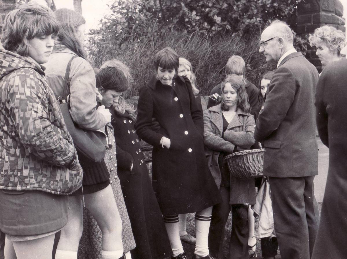 Queensbury School Pupils refusing to go to school 1971