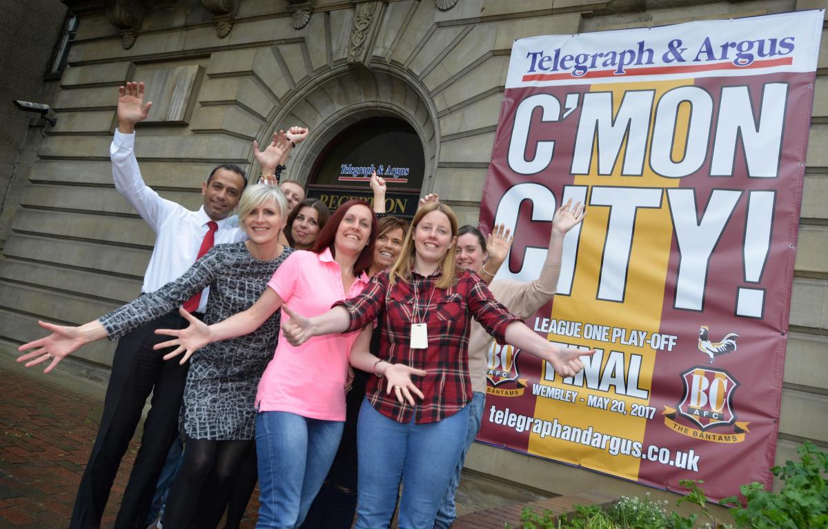 MAY Telegraph and Argus Staff are excited about Bradford City's Playoff chances