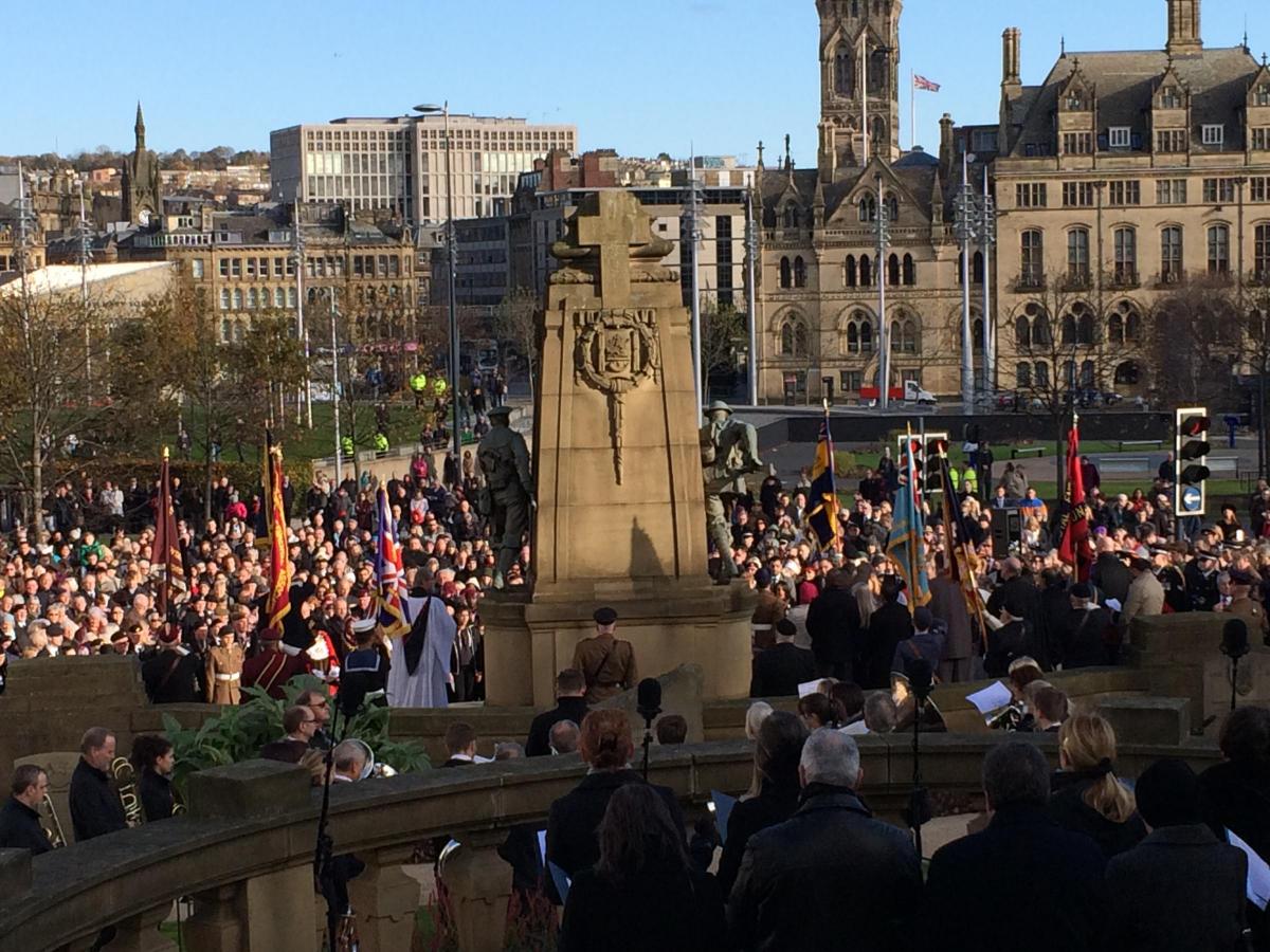 NOVEMBER Bradford War Memorial Remembrance Day