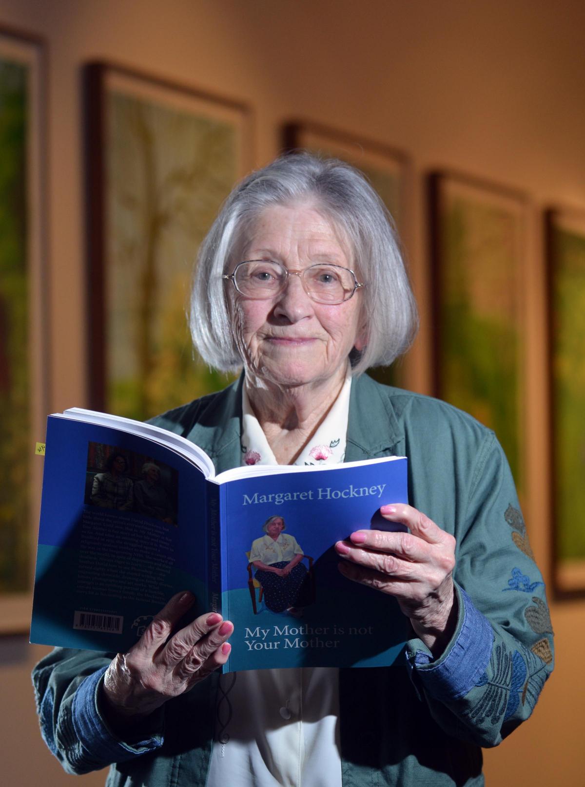 NOVEMBER Margaret Hockney with her book My Mother is Not Your mother about her life growing in in Bradford