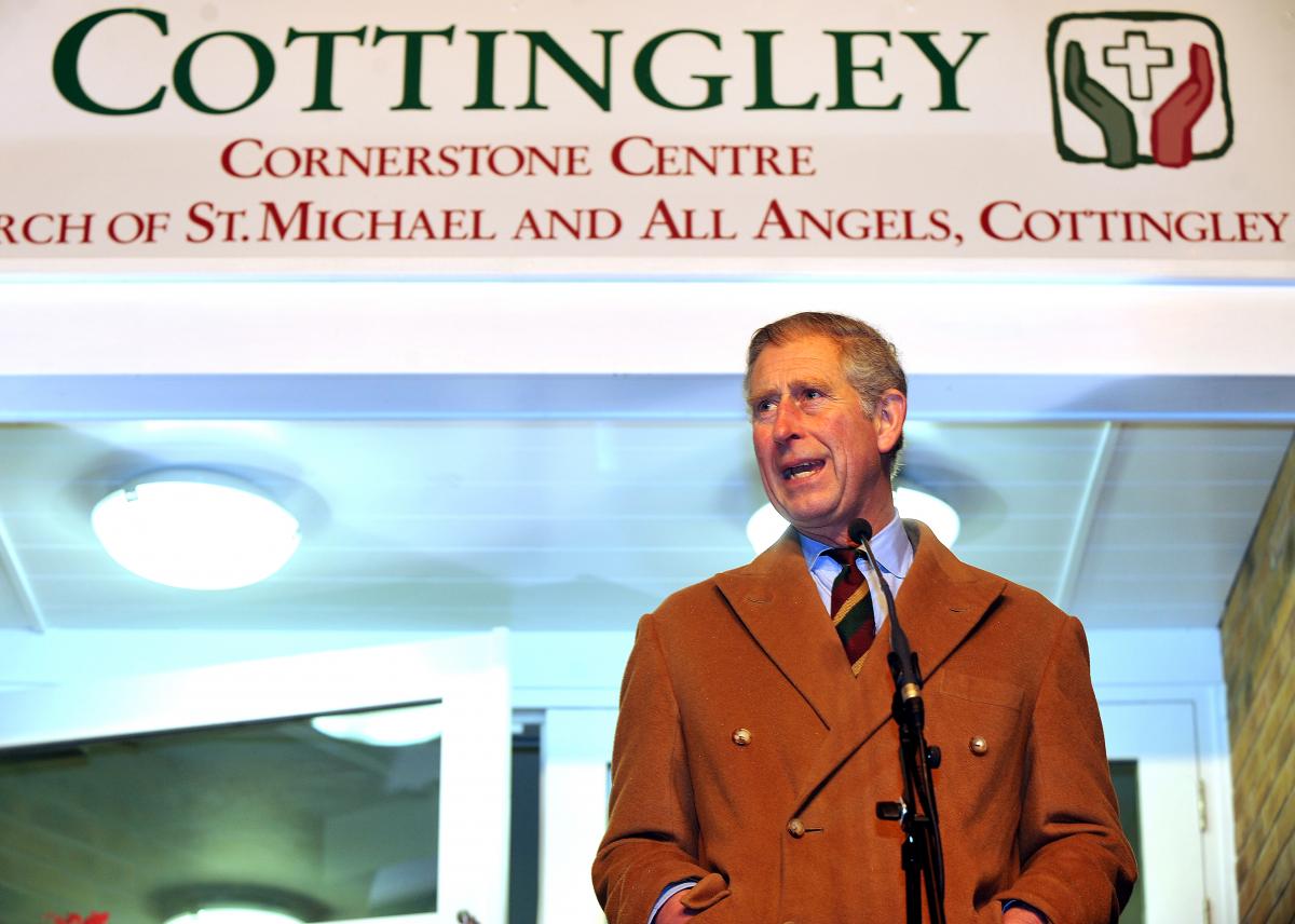 Prince Charles officially opened the Cornerstone Centre at Cottingley