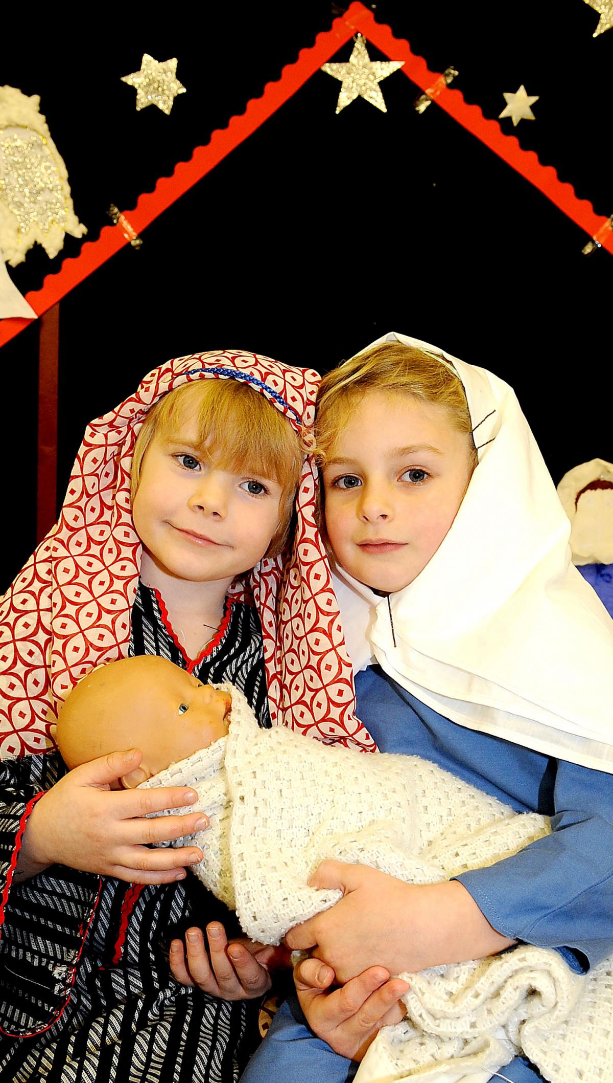 Richard Brown as Joseph and Lottie Carter as Mary