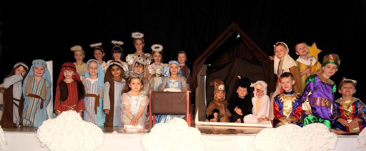 The cast of Glenaire Primary School Nativity