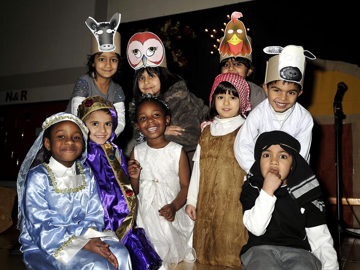 The cast of Miriam Lord Primary School Nativity