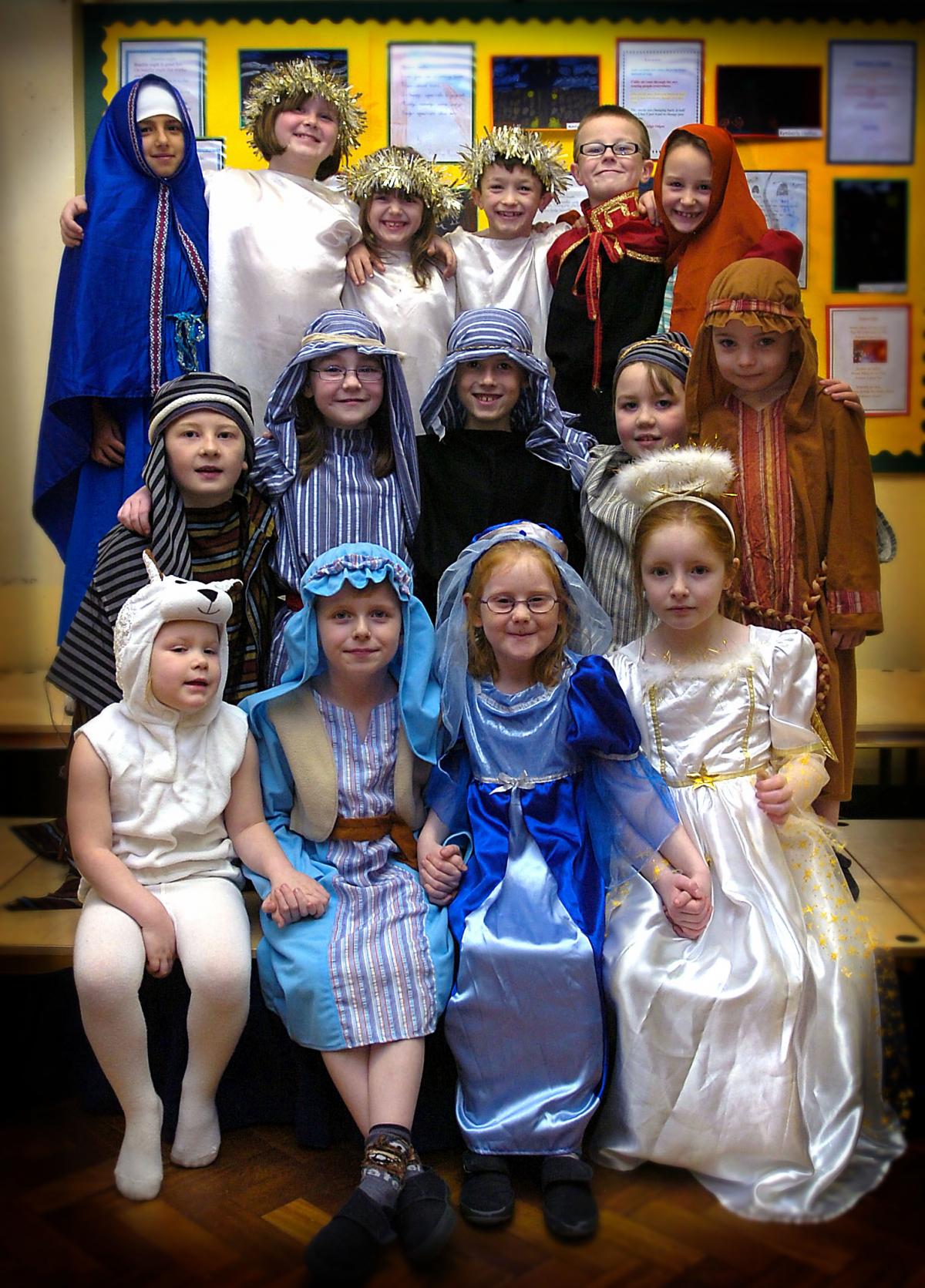 The cast of Shirley Manor Primary School Nativity