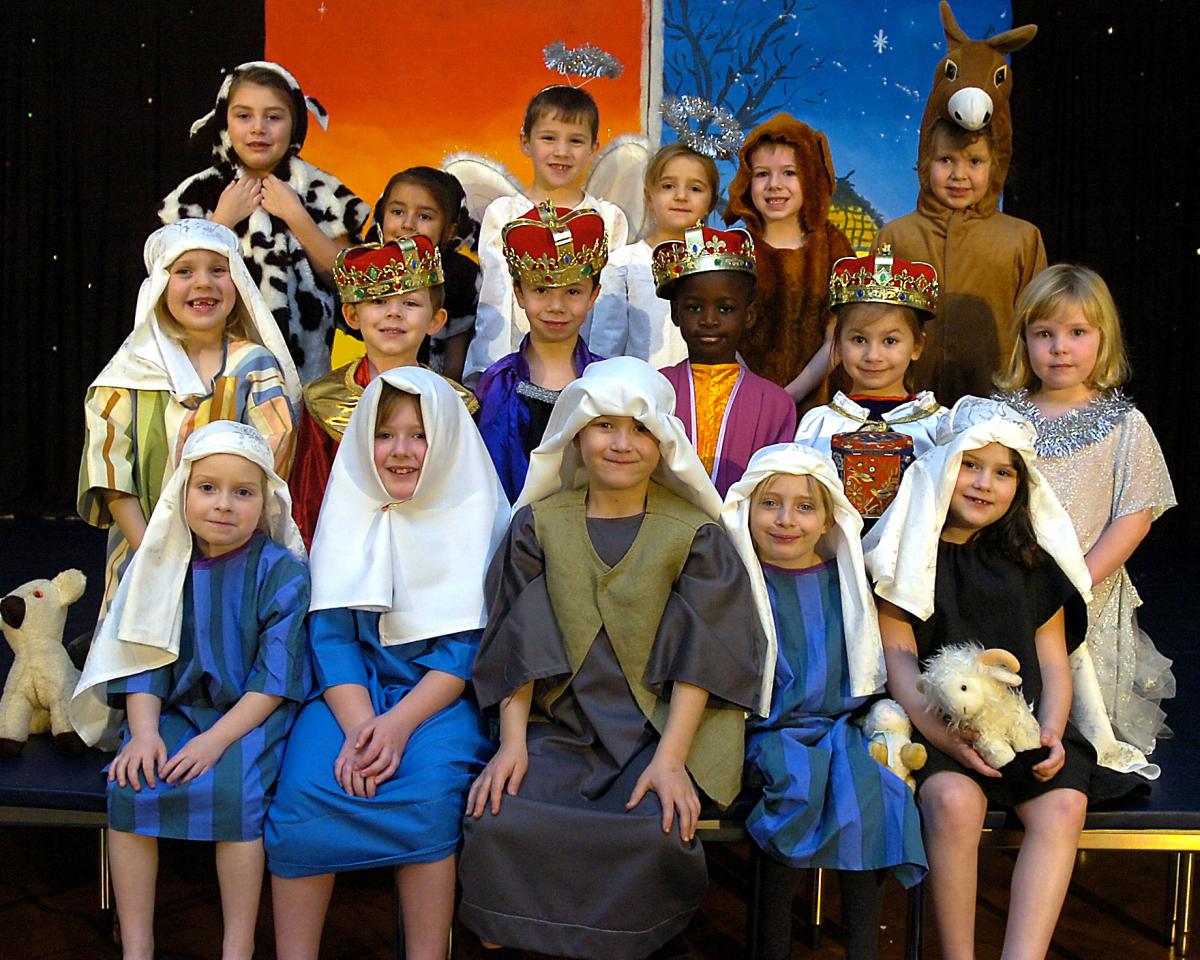 The cast of Carrwood Primary School Nativity