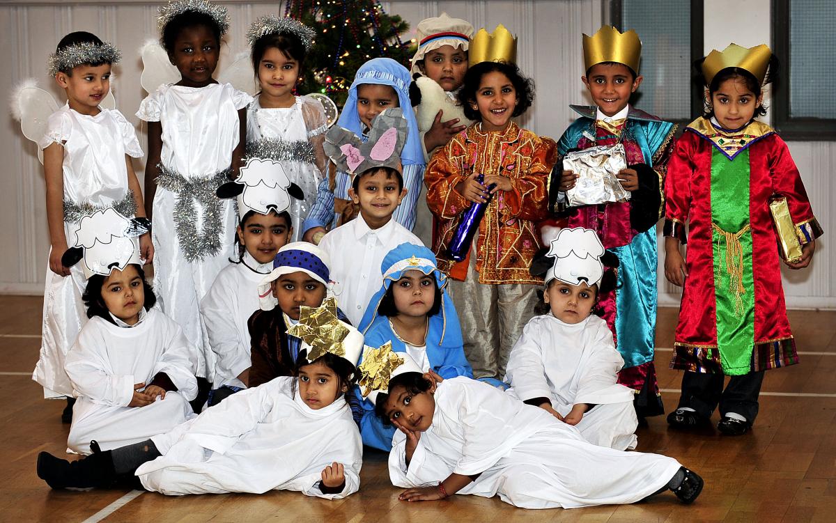 The cast of Horton Grange Primary School Nativity