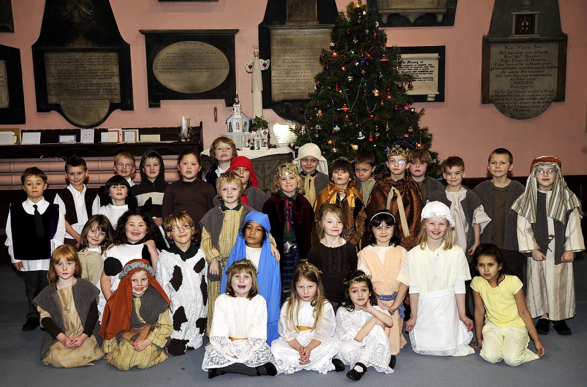 The cast of Keelham Primary School Nativity