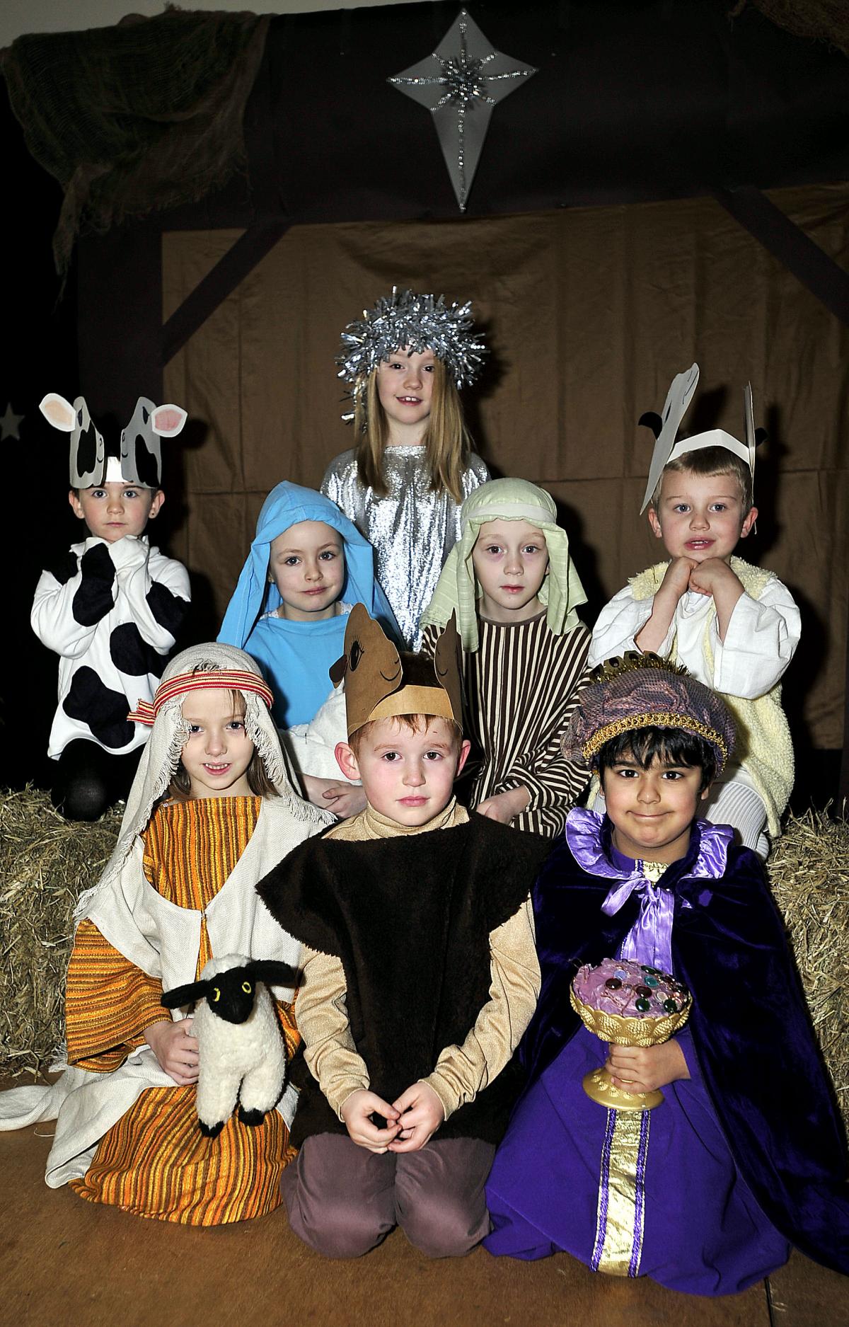 The cast of Low Ash Primary School Nativity