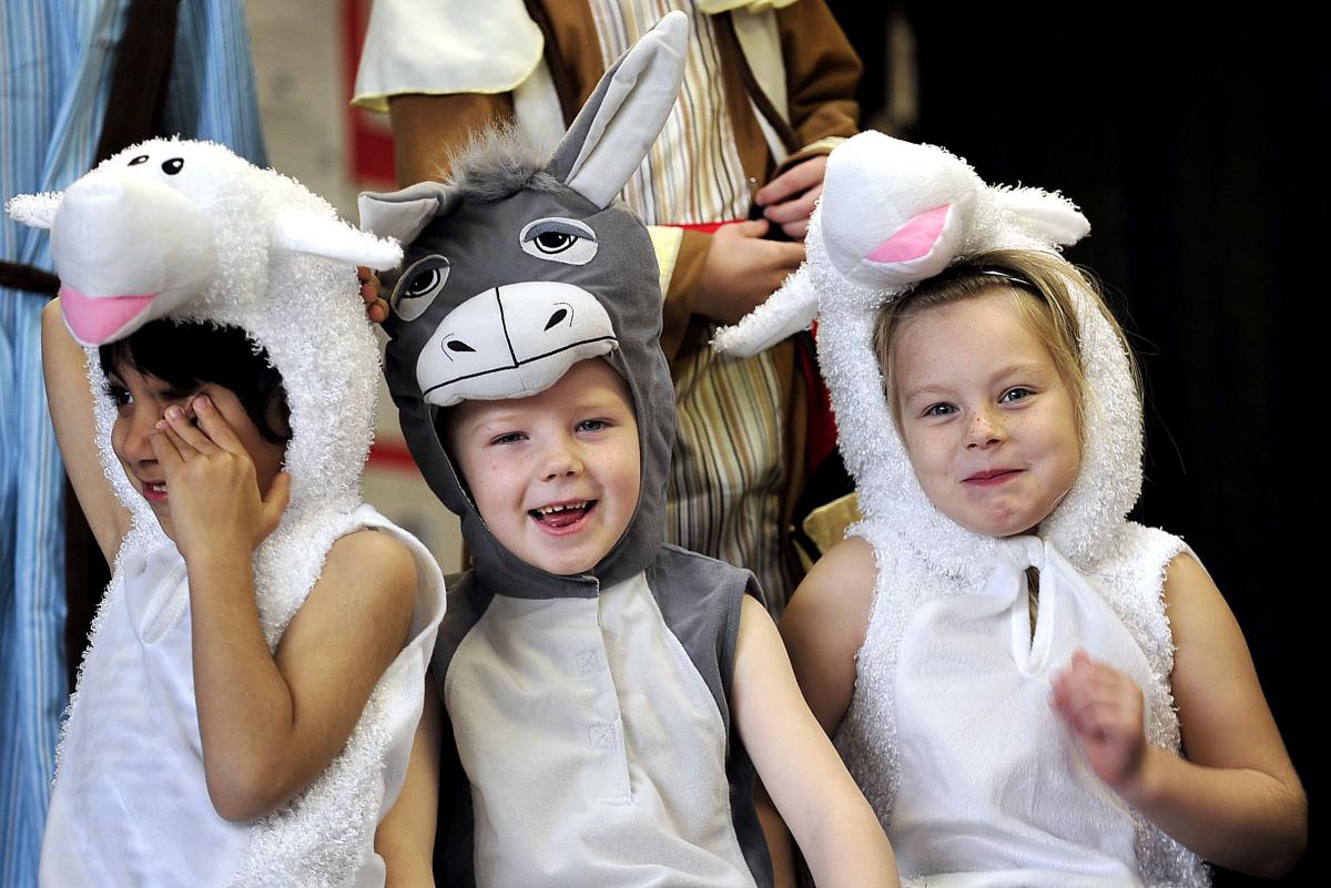 Pupils taking part in Our Lady & St Brendan's Primary School Nativity