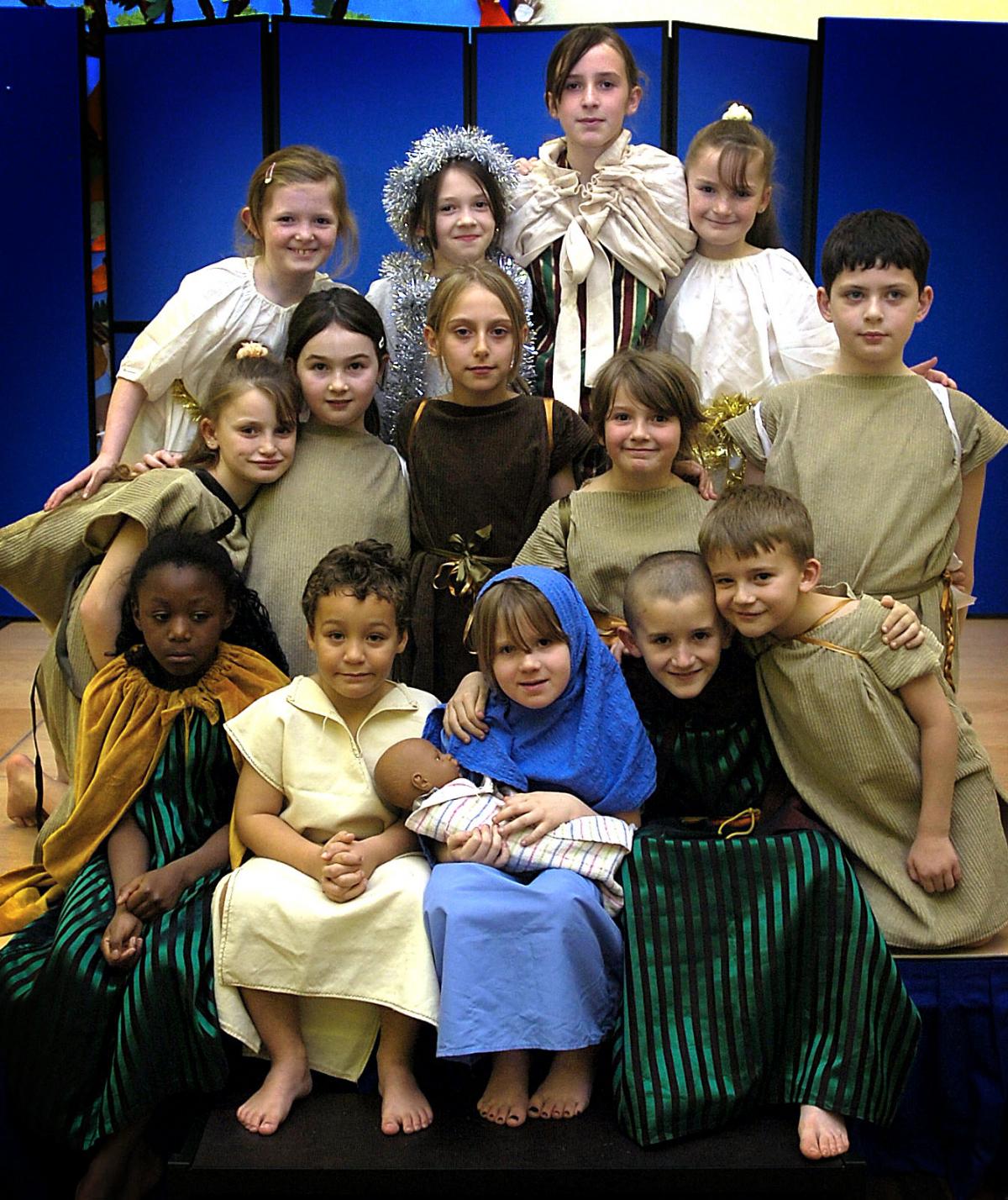 The cast of Horton Park Primary School Nativity