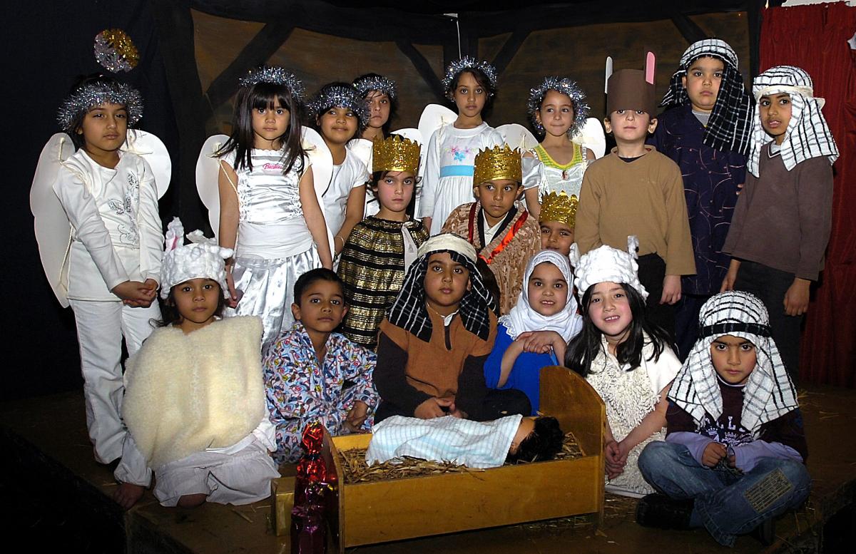 The cast of Whetley Primary School Nativity
