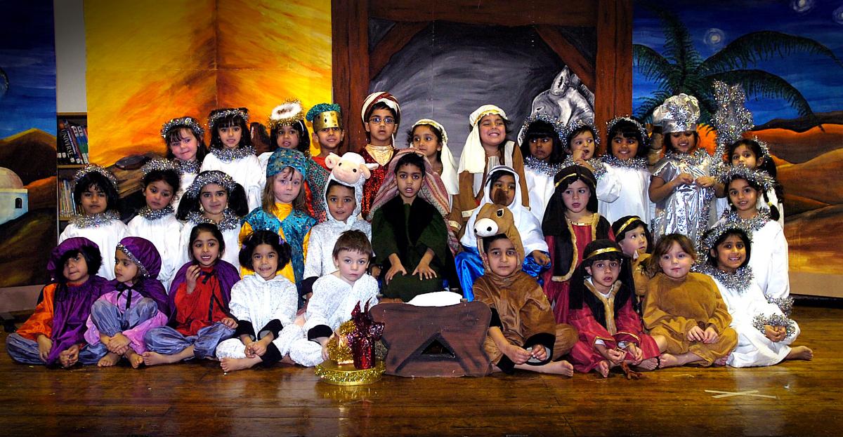 The cast of Crossley Hall Primary School Nativity
