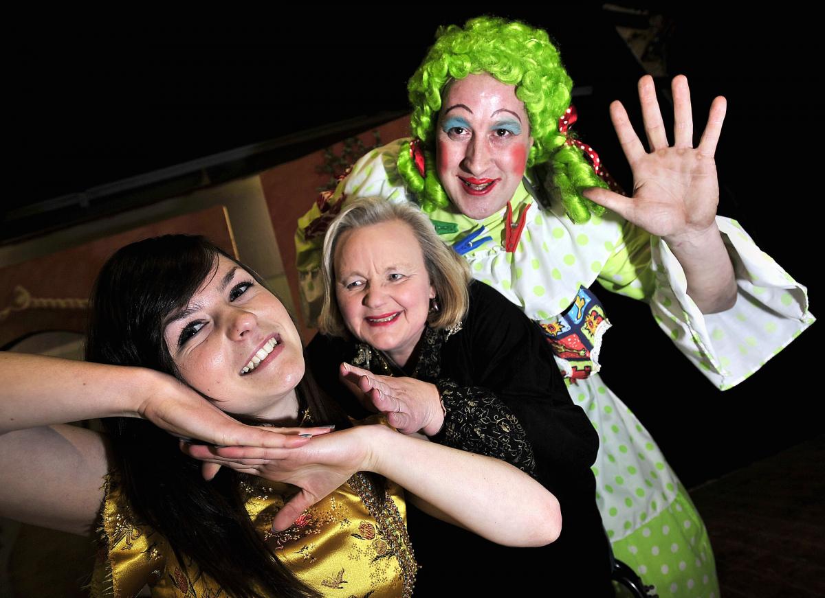 The directing team behind a long-standing church pantomime group is calling on volunteers to replace them after eight years in charge. From the left are, Victoria White, Susan Stones and Gary Scott.