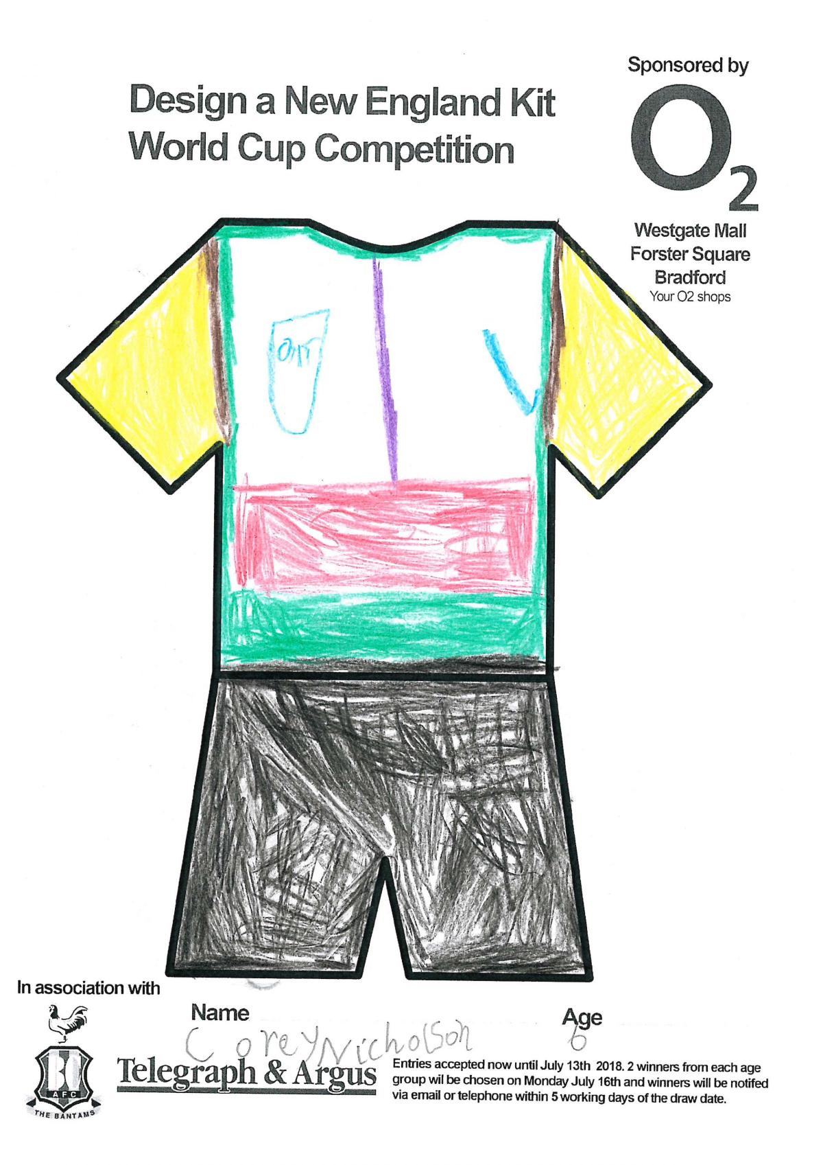 Corey Age 6, Year 2 & 3 at St Pauls CE Primary School