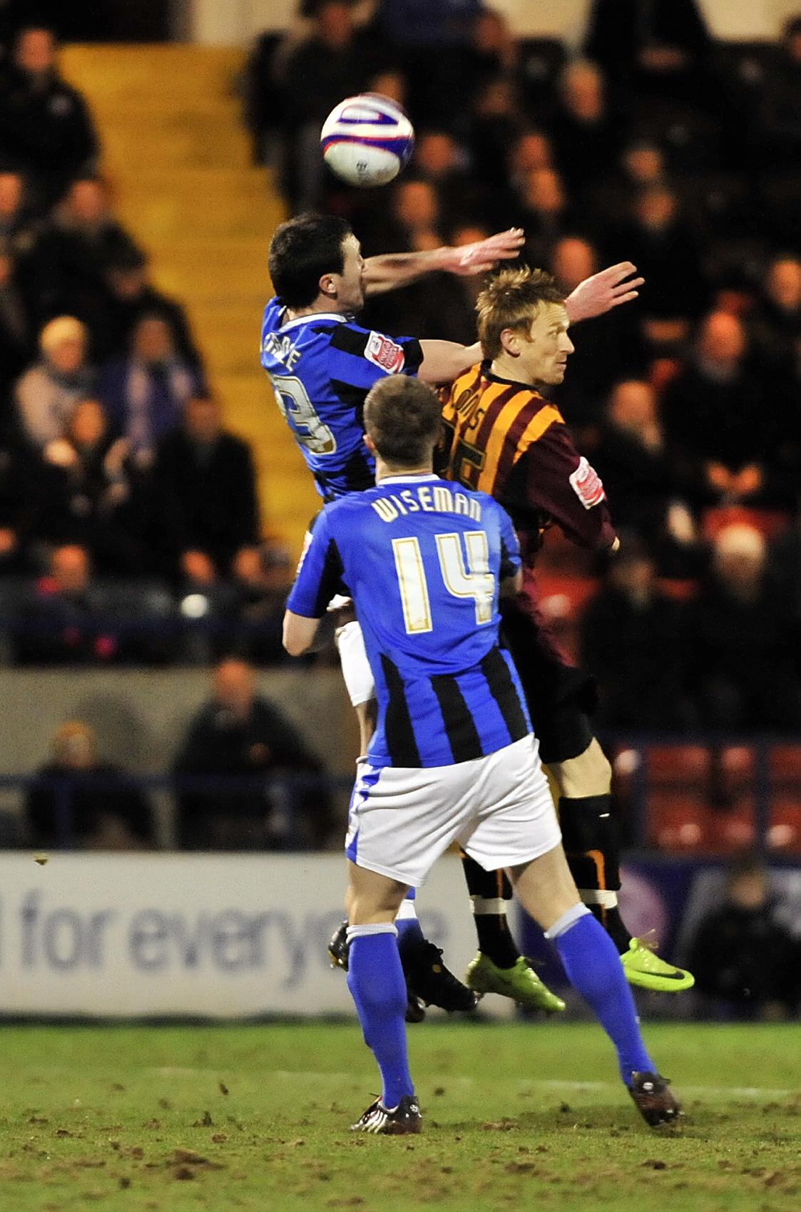 Match action from City's hame at Rochdale.
