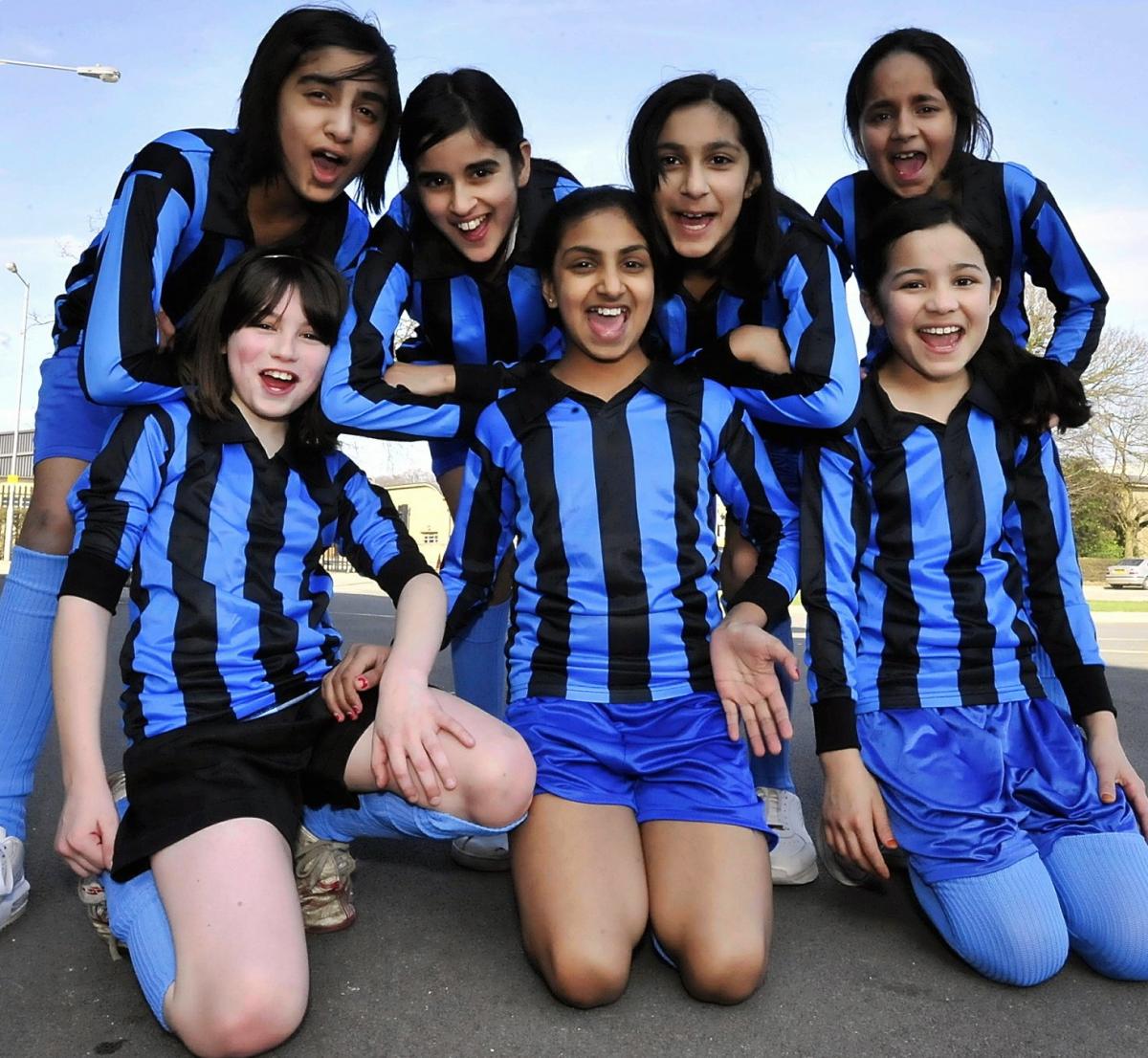 A girls-only football tournament has been held in Bradford to promote the sport among schoolgirls. 