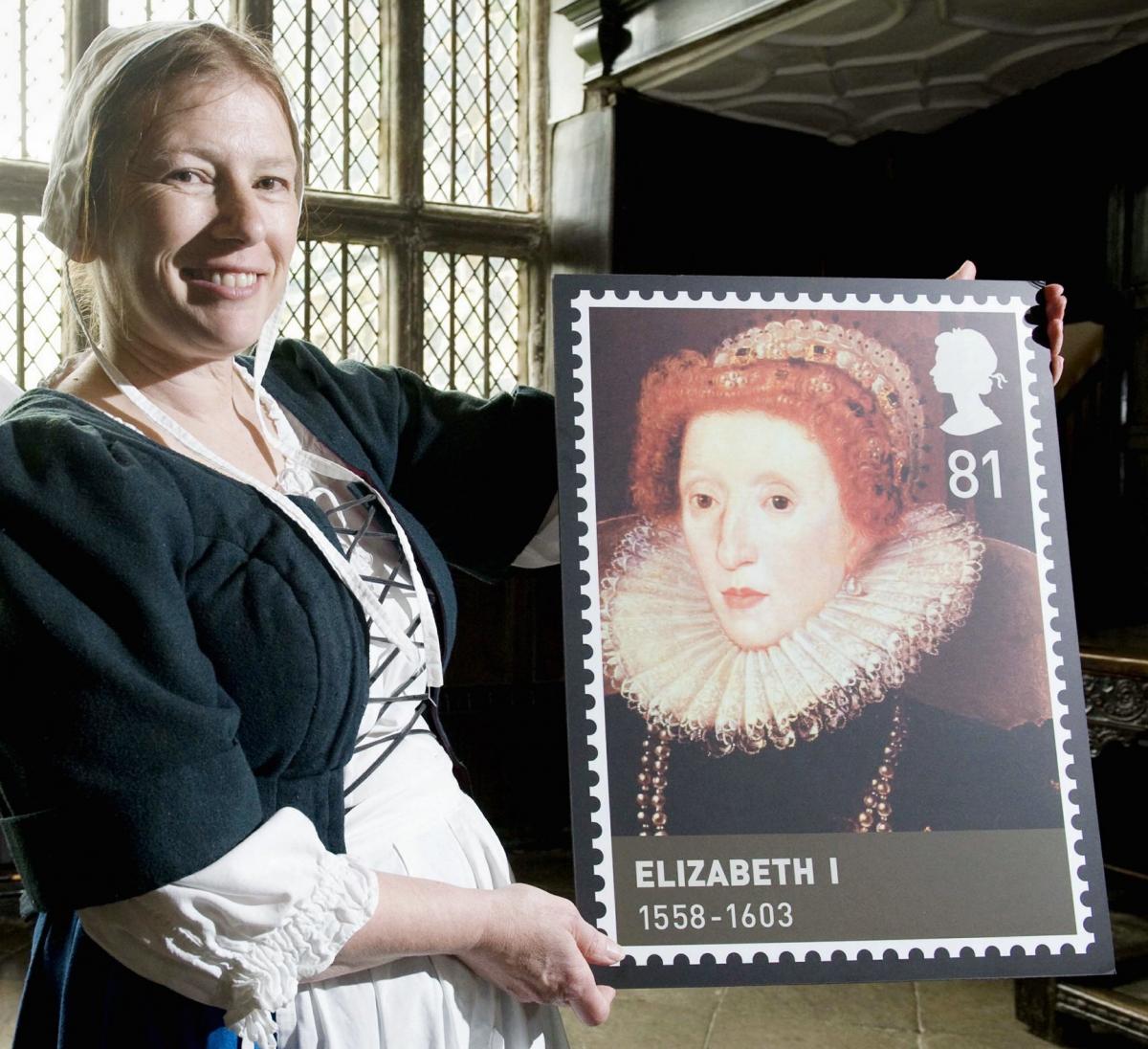 Oakwell Hall in Birstall was the setting as the Royal Mail unveiled the second series of its Kings and Queens stamps celebrating the royal houses of England. 